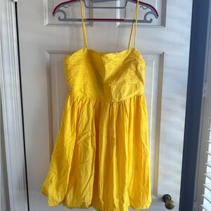 Sunny Yellow bubble Dress